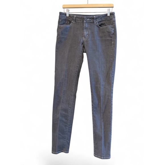 Prana Denim - PrAna Women's Mid Rise Gray Wash Casual Denim Skinny Fit Jeans Size 8 Gorpcore